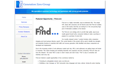 Desktop Screenshot of generationzerogroup.com